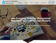 Tablet Screenshot of gowatermarkdesign.com